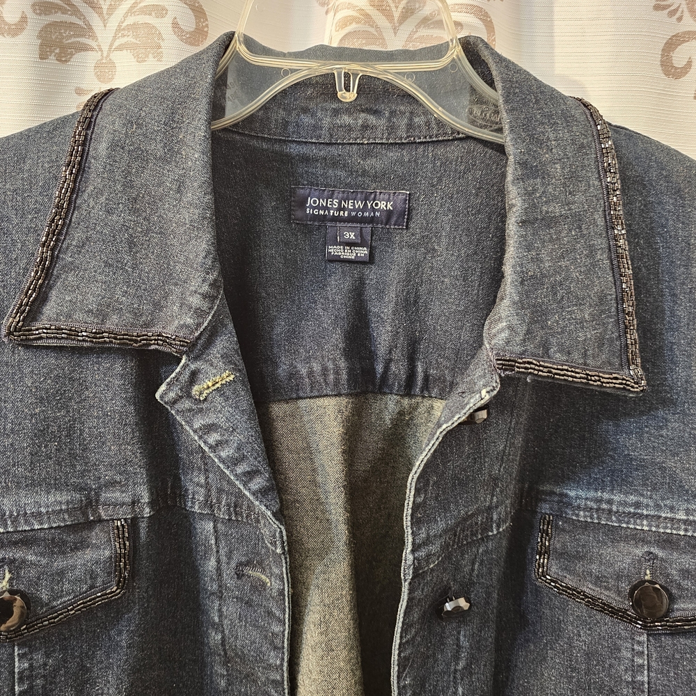 Coldwater Creek Indigo Jean Jacket - Picture 2 of 8